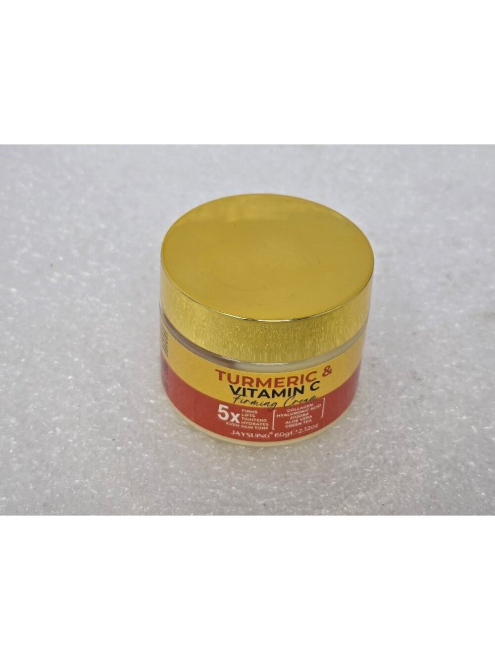 Jaysuing Turmeric & Vitamin C Firming Cream 60g With Hyaluronic Acid & Aloe Vera